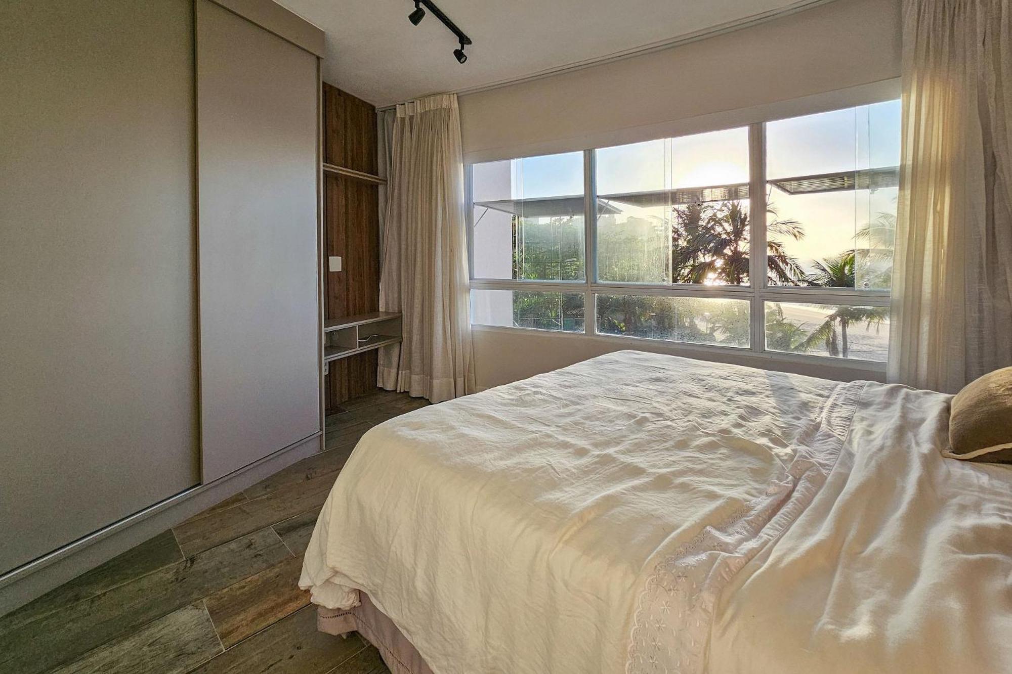 25C - Pe Na Areia Da Praia Do Tombo + Roupas De Cama + Vivo Fibra Guaruja Exterior photo